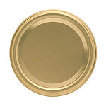 Gläserdeckel 82mm gold PVC-frei BLUESEAL
