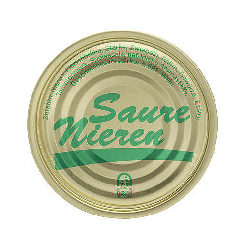 Dosendeckel 99mm Saure Nieren