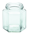 6-Kant Glas 390 ml Twist-off