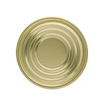 Dosendeckel 73mm gold Neutral ohne Aufdruck