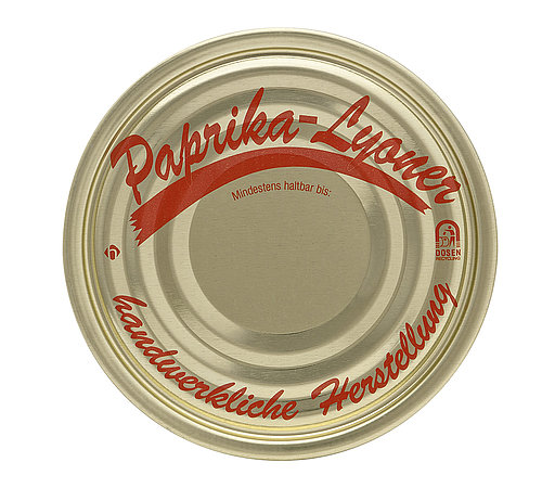 Dosendeckel 99mm Paprika-Lyoner