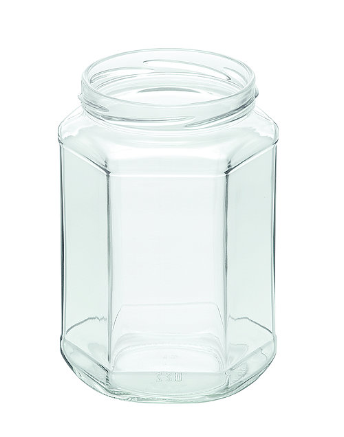 6-Kant Glas 720 ml Twist-off