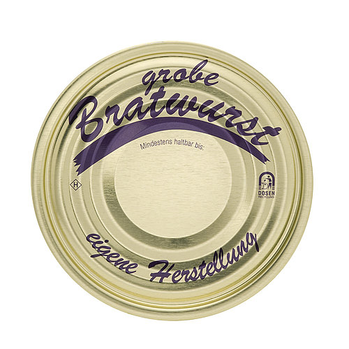 Dosendeckel 99mm Grobe Bratwurst