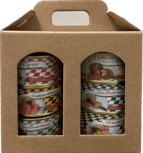 Geschenkkartons für 73 Dosen