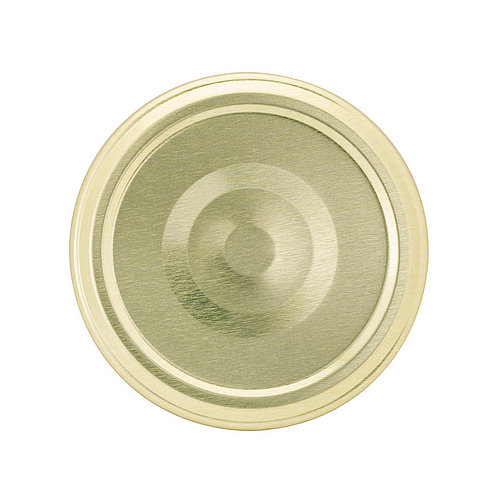 Gläserdeckel 66mm gold Button Twist-off, PVC-frei BLUESEAL